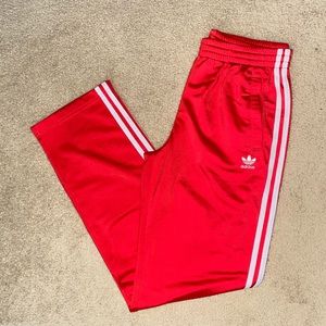Adidas Red Trackpants - Little Boys Sizing